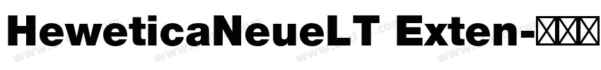 HeweticaNeueLT Exten字体转换